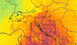 Nad naše kraje se širi vroč afriški zrak, bodo temperature rekordne? #animacija