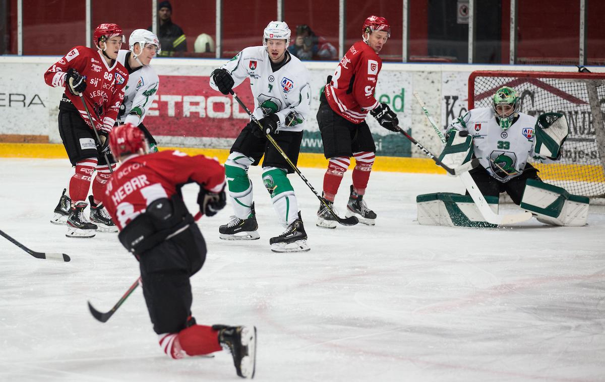 HDD Jesenice, HK SŽ Olimpija Alpska liga | Hokejisti Olimpije in Jesenic se bodo aprila pomerili v velikem finalu. | Foto Peter Podobnik/Sportida