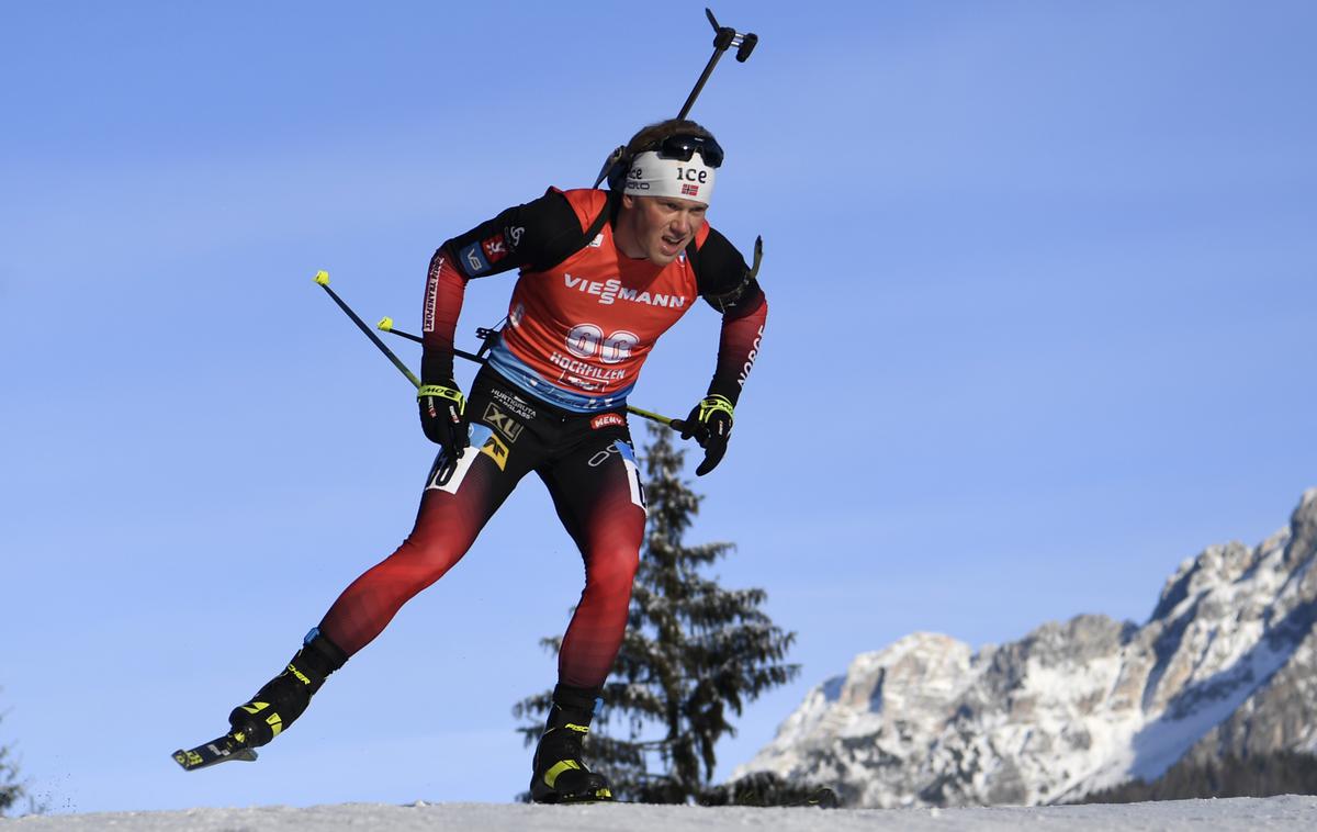 Johannes Dale | Norvežan Johannes Dale je zmagovalec šprinterske preizkušnje biatlonskega svetovnega pokala v Hochfilznu. | Foto Guliverimage