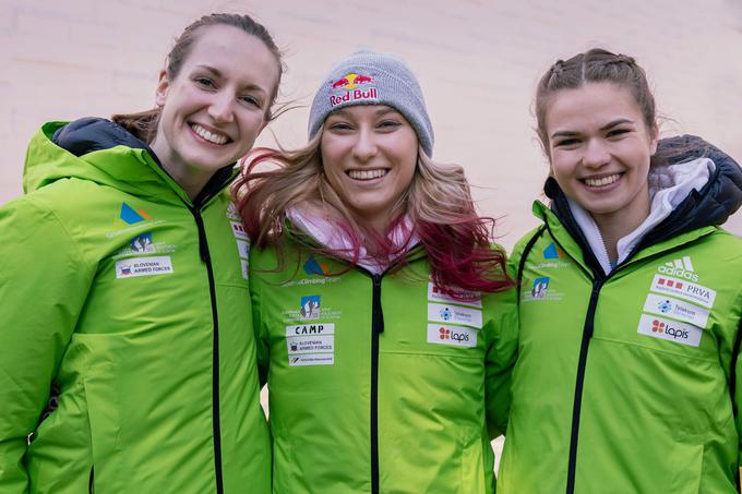 V finalu prve tekme balvanske sezone svetovnega pokala so nastopile kar tri Slovenke. Poleg Garnbretove, ki je zmagala, še Vita Lukan in Katja Debevec, ki sta se uvrstili na 5. oziroma 6. mesto. | Foto: Luka Fonda