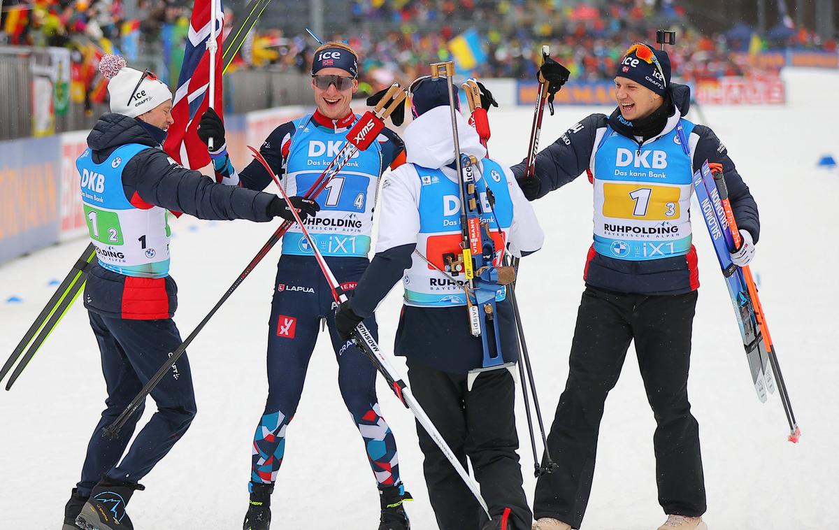 Norvežani, Ruhpolding | Norvežani z Johannesom Thingnesom Boejem so bili tudi danes nepremagljivi. | Foto Guliverimage