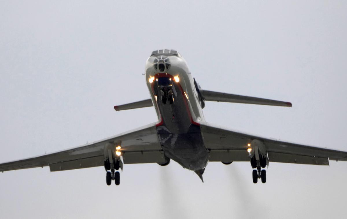 Tu-134, tupoljev, letalo | Ali so ukrajinske sile izvedle raketni napad ali požig, niso pojasnili, poroča AFP. | Foto Guliverimage