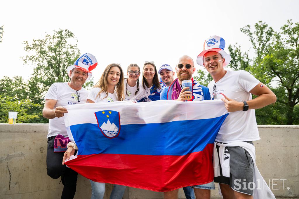 Euro 2024 Frankfurt Slovenija Portugalska navijači