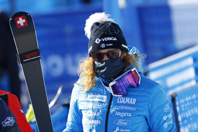 Ilka Štuhec | Ilka Štuhec je v Cortini d'Ampezzo na treningu smuka postavila šesti in osmi čas.  | Foto Guliverimage/Getty Images