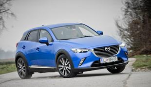 Mazda CX-3 CD105 AWD revolution - mali trendovski univerzalnež z veliko opreme