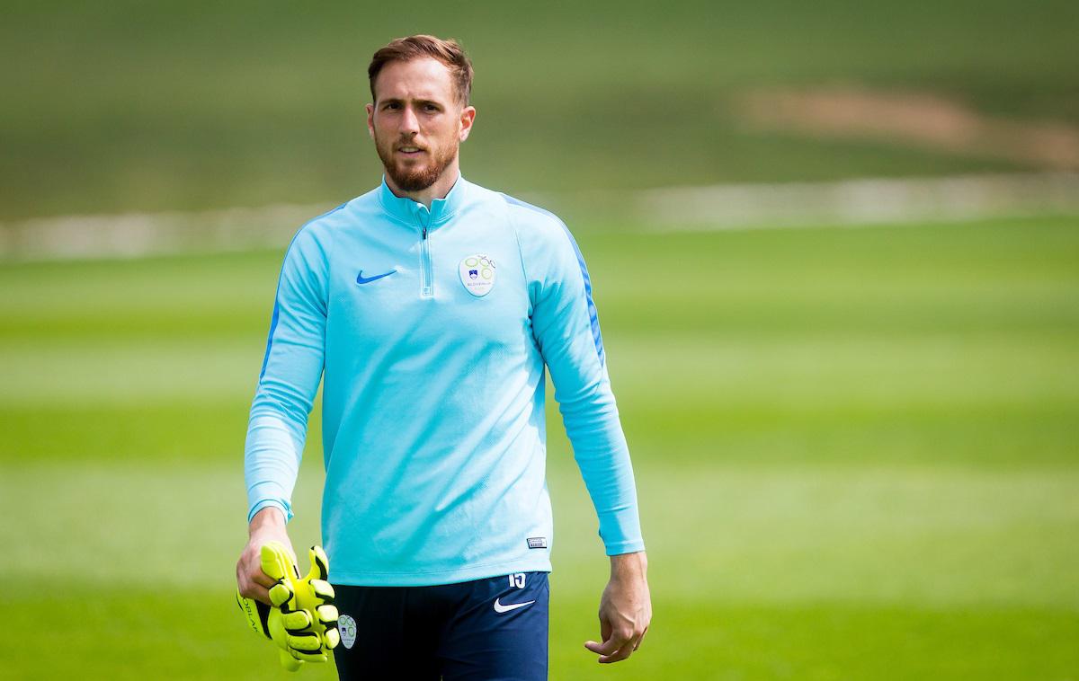 Jan Oblak | Jan Oblak se je na Brdu pri Kranju prvič ta teden prikazal na igrišču. | Foto Žiga Zupan/Sportida