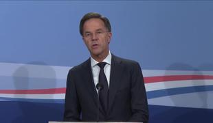 Nizozemski premier Rutte napovedal odstop