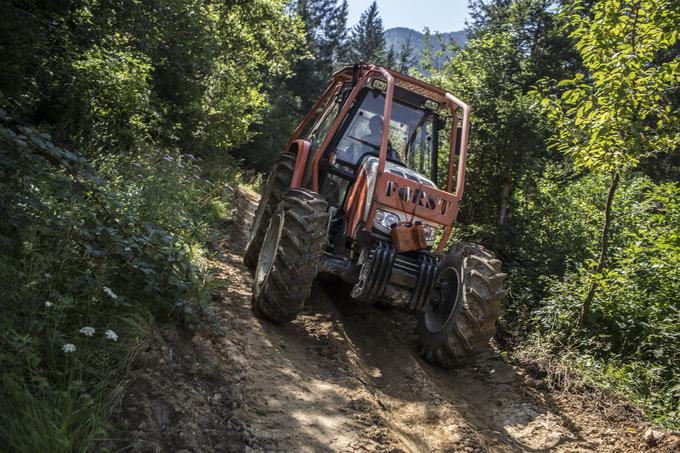 Trenutno je v gozdovih po Sloveniji ogromno dela za zasebna gozdarska podjetja (na fotografiji podjetje, ki spravlja les iz gozda nad Bohinjsko Bistrico). | Foto: Matej Leskovšek