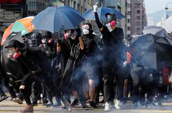 V Hongkongu ponovno protesti kljub policijski prepovedi #video