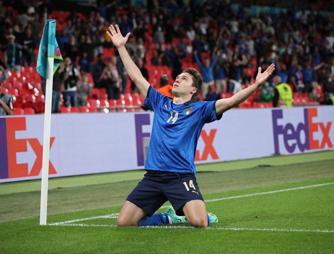 Federico Chiesa je popeljal Italijo v vodstvo v 95. minuti. | Foto: Guliverimage/Vladimir Fedorenko