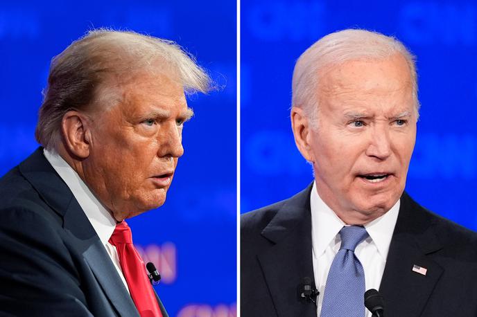 Biden Trump | Sestanek v Beli hiši bo eno redkih neposrednih srečanj Bidna in Trumpa. Nazadnje sta se soočila v televizijski debati konec junija, v kateri pa se je Biden tako slabo odrezal, da se je kmalu zatem pod pritiskom svoje stranke umaknil iz predsedniške tekme. | Foto Guliverimage