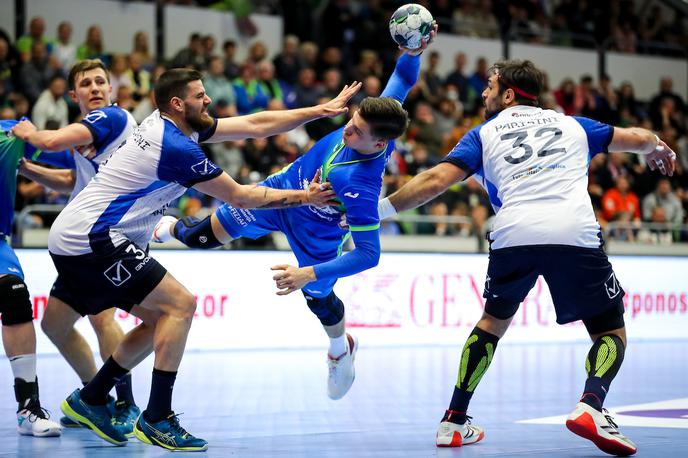 slovenska rokometna reprezentanca Italija | Slovenska vrsta je bila v drugo proti trdoživim Italijanom veliko bolj prepričljiva. | Foto Matic Klanšek Velej/Sportida