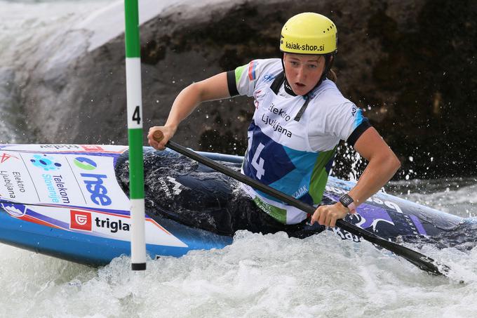 Do svoje uvrstitve kariere, petega mesta, prišla tudi Eva Alina Hočevar. | Foto: Nina Jelenc