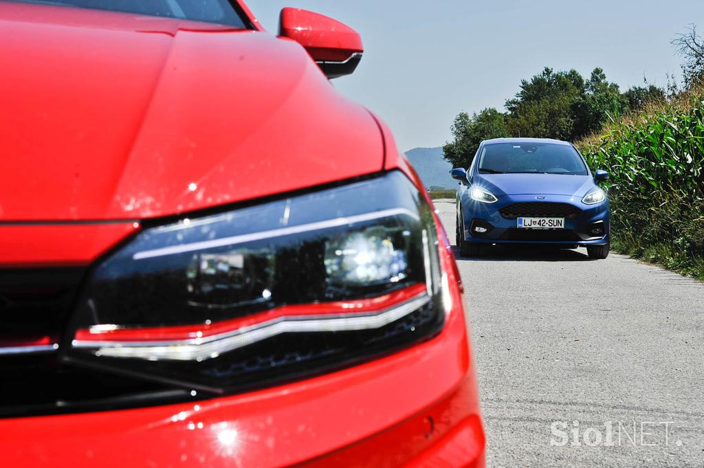 Volkswagen polo GTI in ford fiesta ST