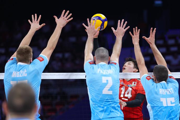 slovenska odbojkarska reprezentanca : Japonska, liga narodov | Slovenski odbojkarji so v četrtfinalu lige narodovo z 0:3 izgubili z Japonci in tekmovanje končali na sedmem mestu. | Foto Guliverimage