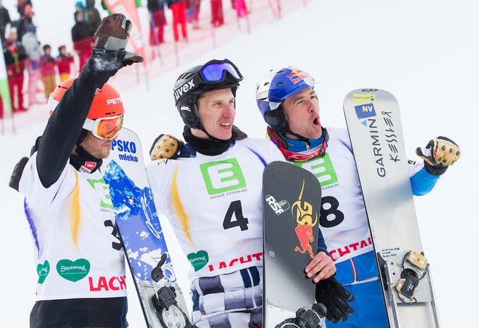 Žan Košir, Andrej Sobolev in Benjamin karl | Foto: Vid Ponikvar