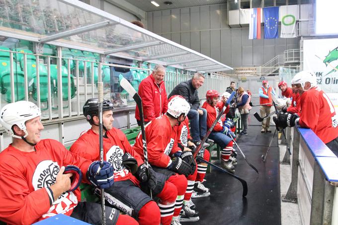 Tekme legend Jesenice Olimpija | Foto: Rok Srakar/HZS