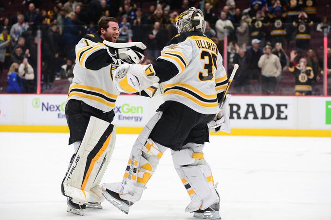 Linus Ullmark se je vpisal med strelce. | Foto: Reuters