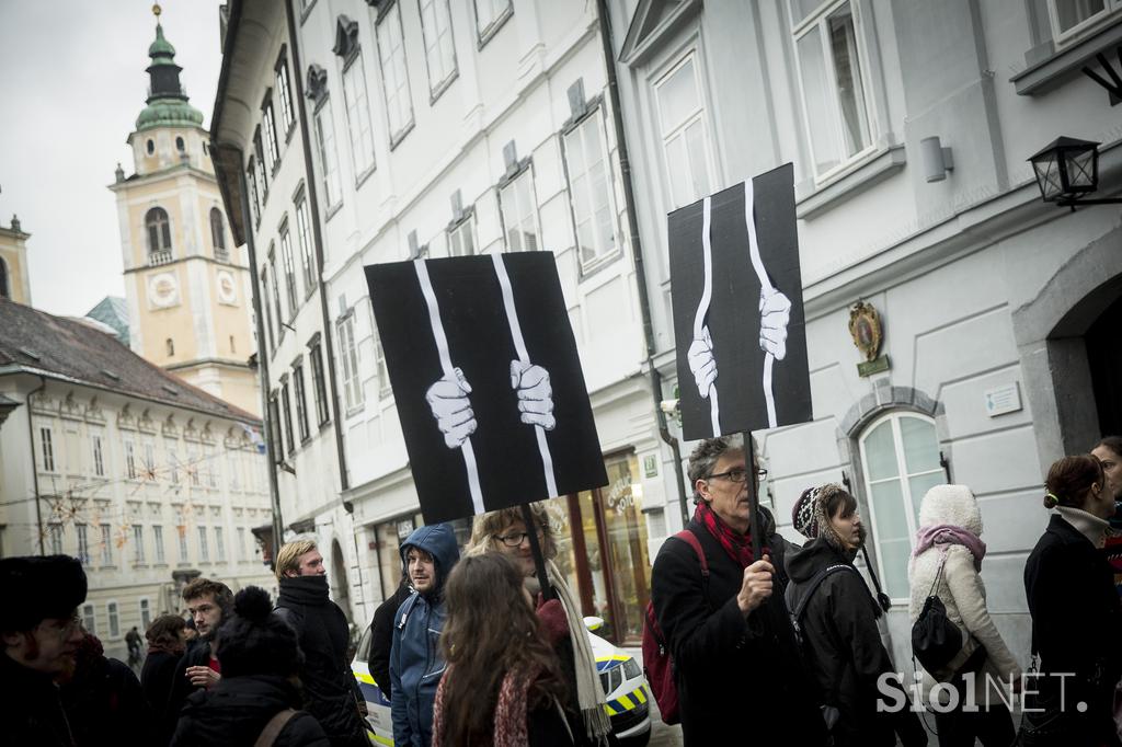 Protest, Zoran Janković, Mol, hostel celica