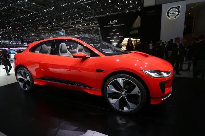 Študija jaguar i-pace na avtomobilskem salonu v Parizu | Foto: Newspress