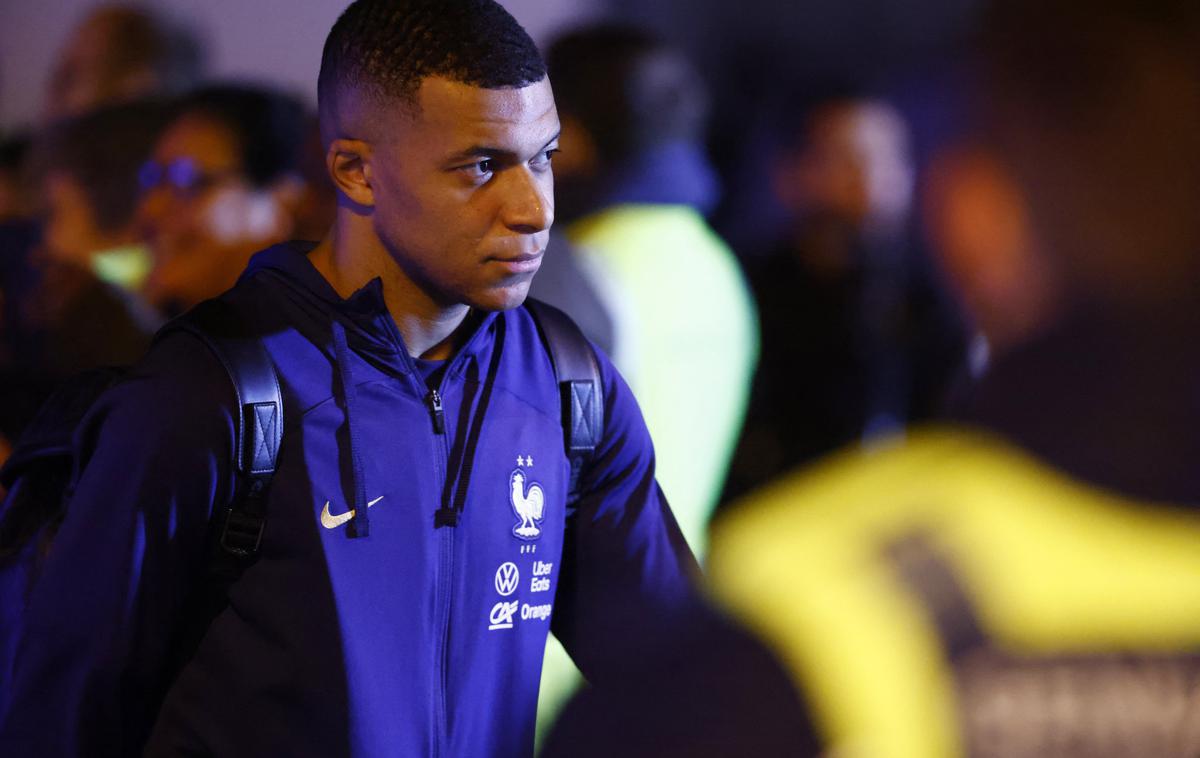 Kylian Mbappe | Kylian Mbappe je bil z osmimi goli najboljši strelec mundiala v Katarju. S tem je Lionelu Messiju (sedem zadetkov) preprečil, da bi poleg zlate žoge (to priznanje prejme najboljši igralec tekmovanja) v Katarju prejel še zlati čevelj. | Foto Reuters