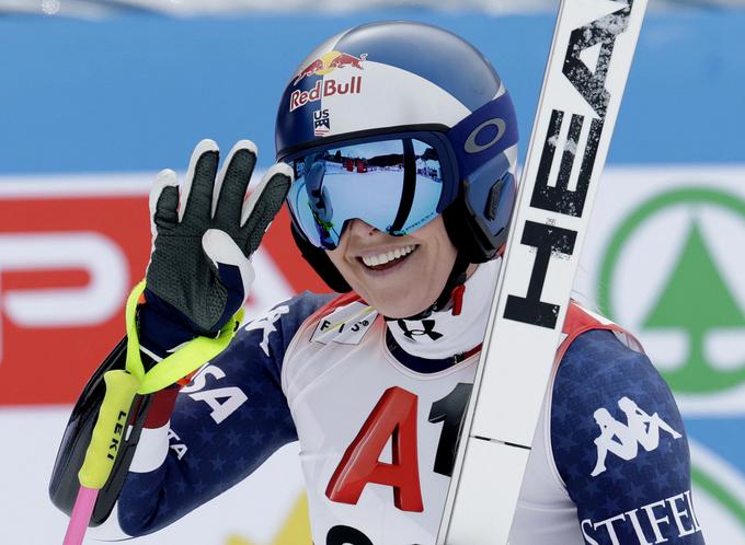 Lindsey Vonn je v nedeljo presenetila s četrtim mestom v superveleslalomu. | Foto: Reuters