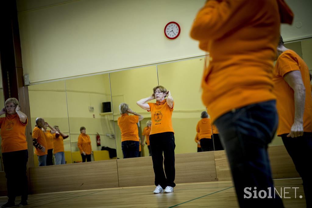 Šola zdravja Dravlje starejši telovadba upokojenci starostniki