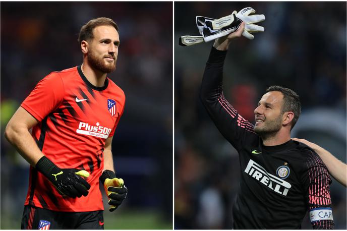 oblak handanović | Jan Oblak in Samir Handanović sta nominirana za nagrado Leva Jašina, ki jo bodo letos prvič podelili najboljšemu vratarju na svetu. | Foto Getty Images