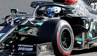 Bottas najboljši v kvalifikacijah, s prve vrste še Hamilton