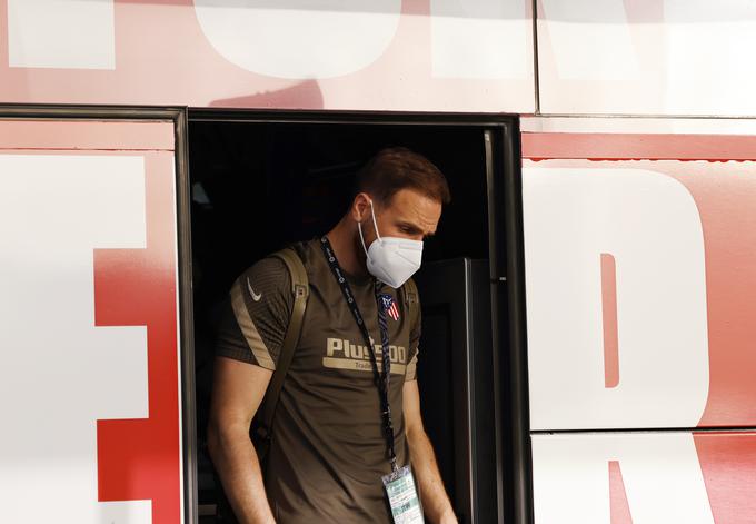 Jan Oblak se bo prvič v letu 2022 predstavil na domači tekmi španskega prvenstva proti sosedu iz razpredelnice, nogometašem Rayo Vallecano. | Foto: Reuters