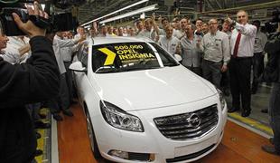 Iz tovarne v Rüsselsheimu že 500 tisoč opel insignij