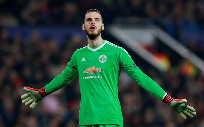 Oblak se bo danes srečal s stanovskim kolegom Davido de Geo, pred leti čuvajem mreže Atletica. De Gea bo proti Atleticu branil prvič, odkar je leta 2011 zapustil Madrid. | Foto: Reuters