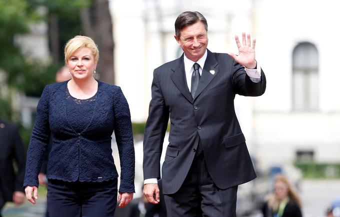 kolinda grabar-kitarović, borut pahor | Foto: Reuters