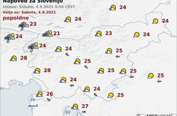 Kakšno vreme nas čaka danes in jutri?