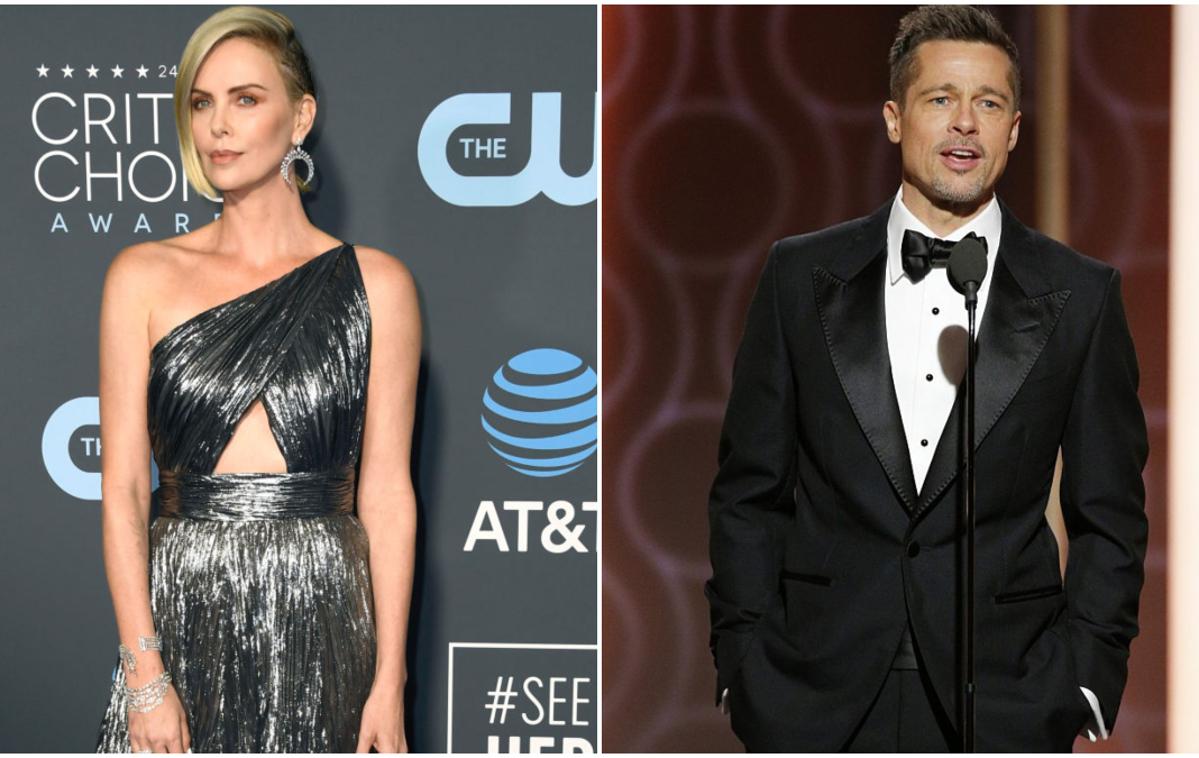 Brad Pitt, Charlize Theron | Charlize in Brad naj bi bila par en mesec. | Foto Getty Images