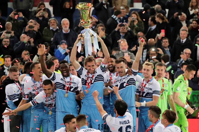 lazio pokal | Nogometaši Lazia so pokalni zmagovalci. | Foto Reuters