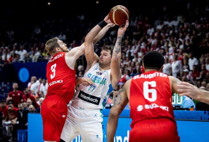 četrtfinale EuroBasket Slovenija Poljska Luka Dončić | Foto: Vid Ponikvar/Sportida