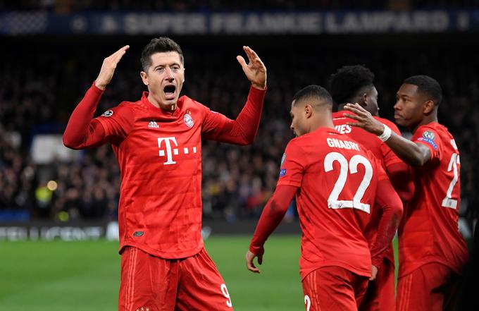 Robert Lewandowski je najboljši strelec lige prvakov v tej sezoni. | Foto: Reuters