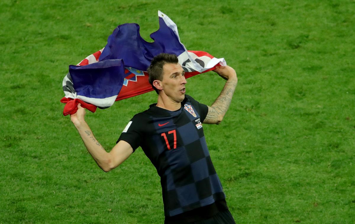 Mario Mandžukić | Mario Mandžukić je bil eden izmed hrvaških junakov na SP 2018, na katerem je osvojil drugo mesto. V finalu je zatresel tako francosko kot tudi hrvaško mrežo. | Foto Getty Images