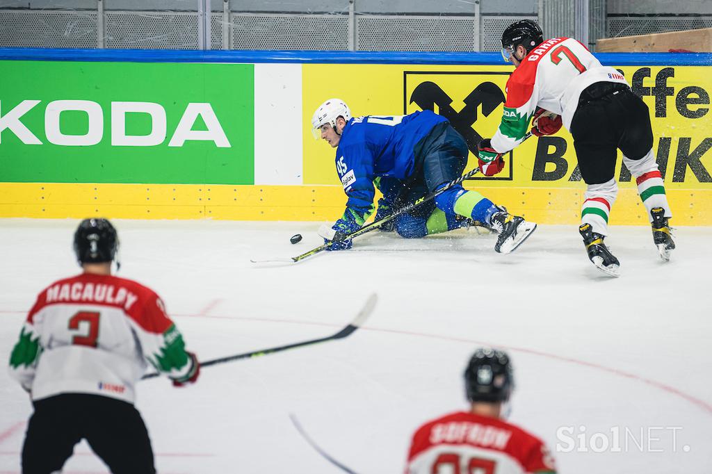 SP v hokeju (Ljubljana): Slovenija - Madžarska