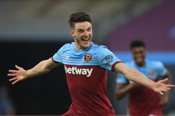 Declan Rice | Declan Rice je že dalj časa na radarju Chelseaja, mladi Anglež želi zapustiti West Ham. | Foto Reuters