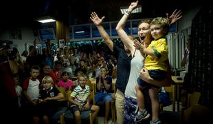 Pristno, prisrčno, pričakovano ... Veselje ob novi olimpijski medalji Vasilija Žbogarja! #foto #video