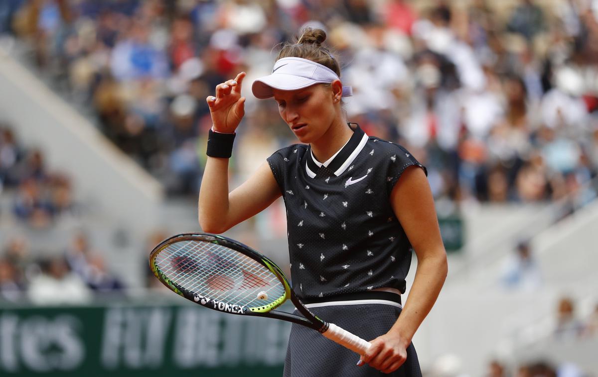 Marketa Vondrousova | Marketa Vondrousova zaradi poškodbe ne bo nastopila na OP ZDA. | Foto Reuters