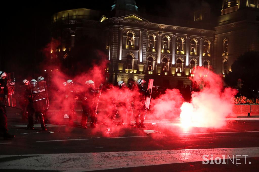 Protesti v Beogradu