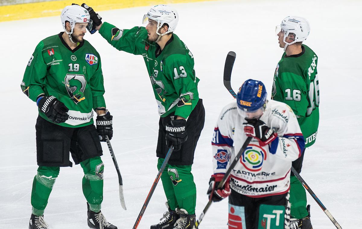 HK Olimpija Kitzbuhel | Hokejisti Olimpije so vknjižili deseto zaporedno zmago Alpske lige. | Foto Grega Valančič/Sportida