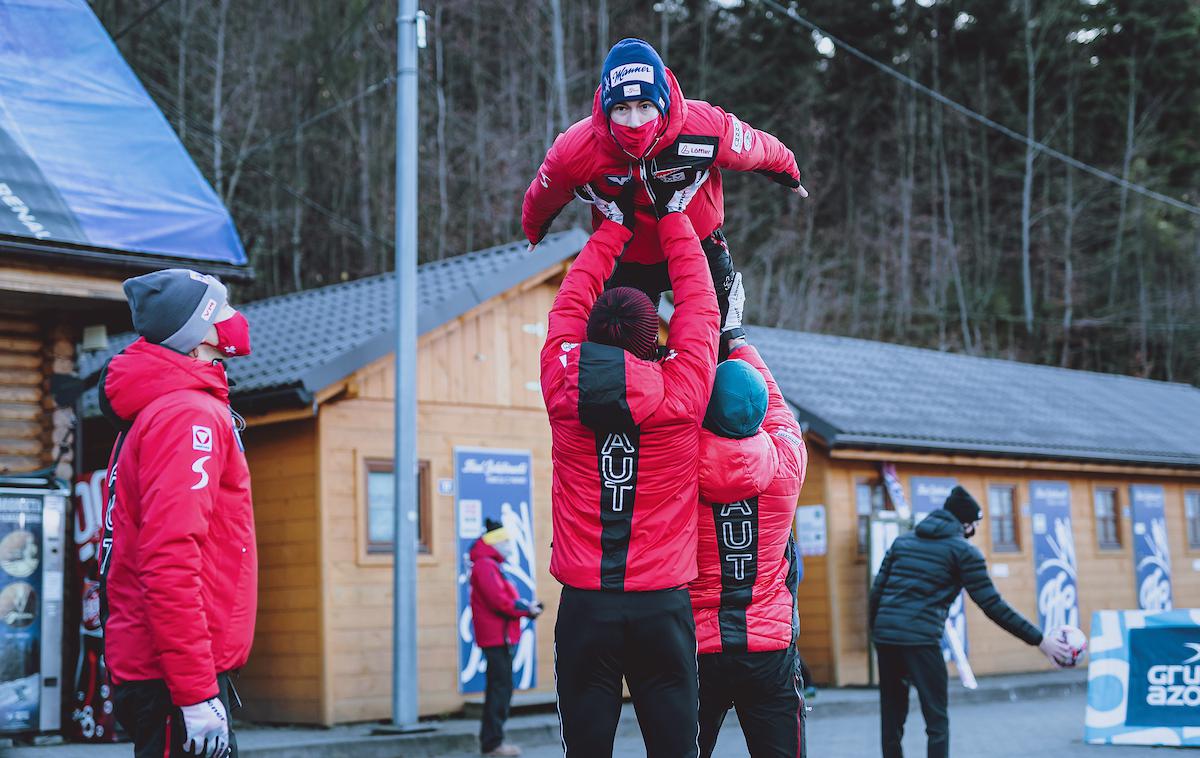 Stefan Kraft | Svetovni rekorder Stefan Kraft je bil vselej na "planiškem seznamu" Andreasa Widhölzla, ki je imel do danes možnost spremeniti seznam, na katerem je tudi mladi Timon-Pascal Kahofer. | Foto Sportida