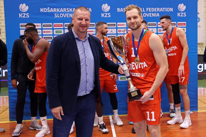 V ponedeljek je s Cedevito Olimpijo osvojil slovenski superpokal. | Foto: www.alesfevzer.com