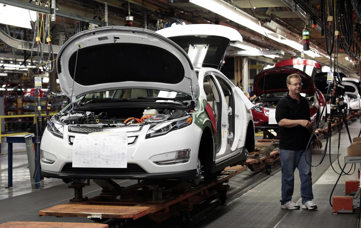 General Motors tovarna Detroit | V Hamtramcku so od leta 1985 izdelali več kot štiri milijone avtomobilov, predvsem znamk Chevrolet in Cadillac. Med njimi je bil tudi že hibridni chevrolet volt. | Foto Reuters