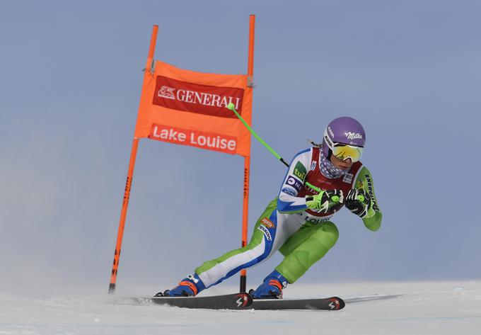 Na zadnjem treningu je bila edina Slovenka v Lake Louisu peta. | Foto: Reuters