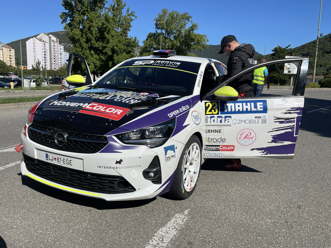 Jan Medved (opel corsa rally4), zmagovalec Divizije 2 za državno prvenstvo.
 | Foto: Gregor Pavšič